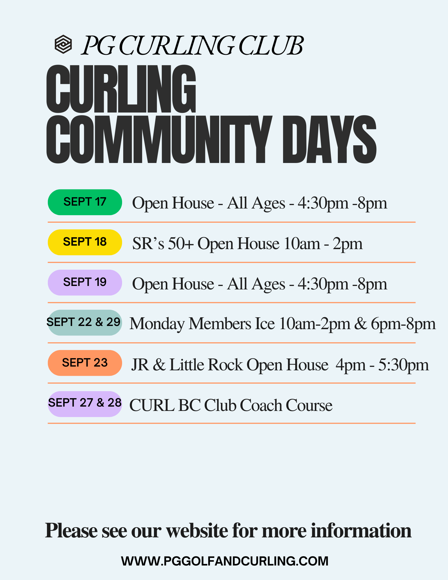 Open House Information
